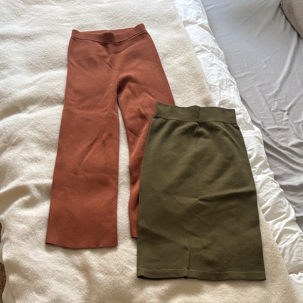 Esprit Terracotta Ribbed Knitwear